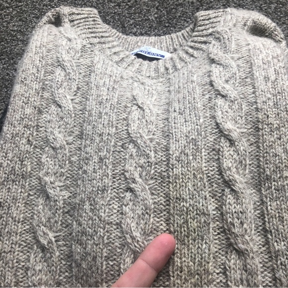 VINTAGE OLD COLONY CABLE KNIT WOOL SWEATER WOMENS SIZE - Picture 8 of 10